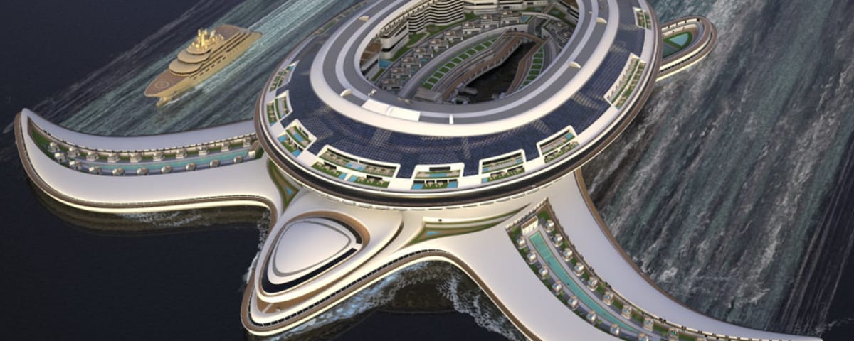 The world's largest boat: a floating city for 60,000 passengers