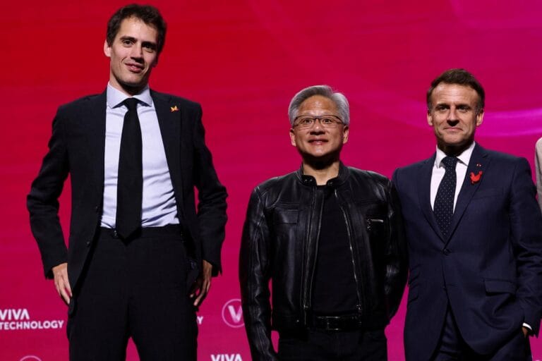 At Vivatech, Emmanuel Macron Celebrates the "Historic" Partnership Between Mistral AI and Nvidia