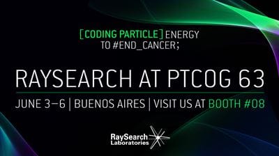 RaySearch Presents Advanced Software Solutions for Particle Therapy at PTCOG 63