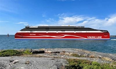 Viking Line conceptualizes the world's largest electric passenger-car ferry.