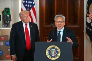 The 15% federal levy on Nvidia's exports to China, a new sign of Donald Trump's interference in economic life.