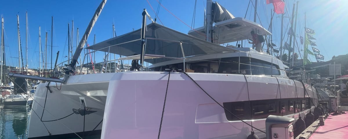 Bali 5.2: The new catamaran that made its mark on the Cannes Yachting Festival
