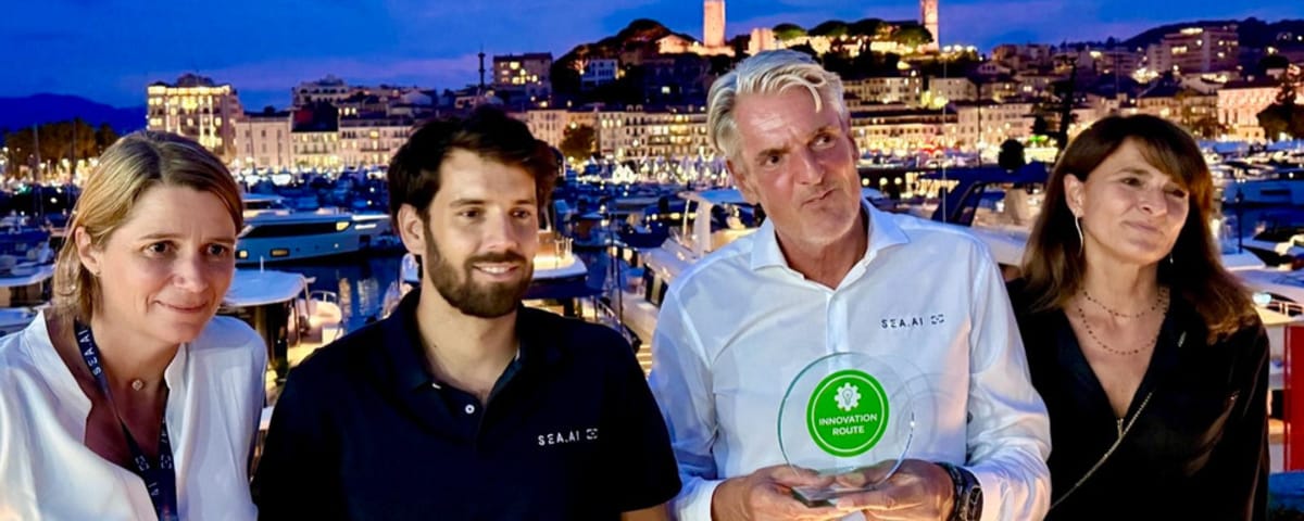SEA.AI Awarded at Cannes Yachting Festival for its Watchkeeper System