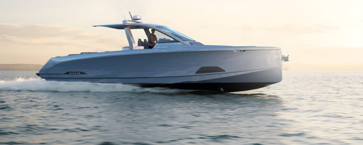 The Sialia 45, the first electric yacht in the range, will be launched this fall.