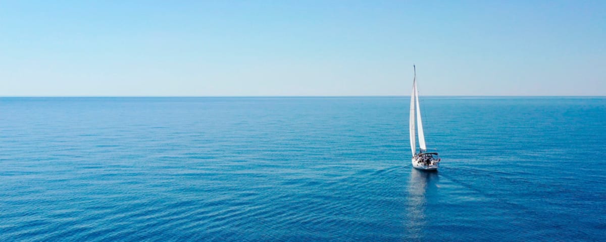 The sea, a space of freedom, yes, but under control.